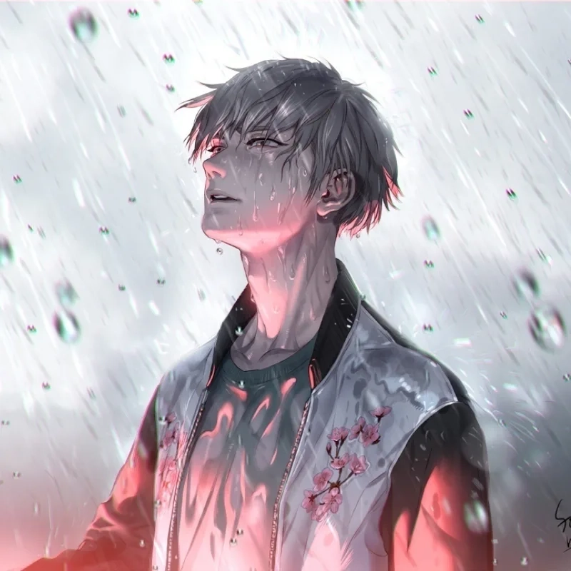 Sự u sầu trong hình nền anime nam buồn sẽ khiến bạn rung động