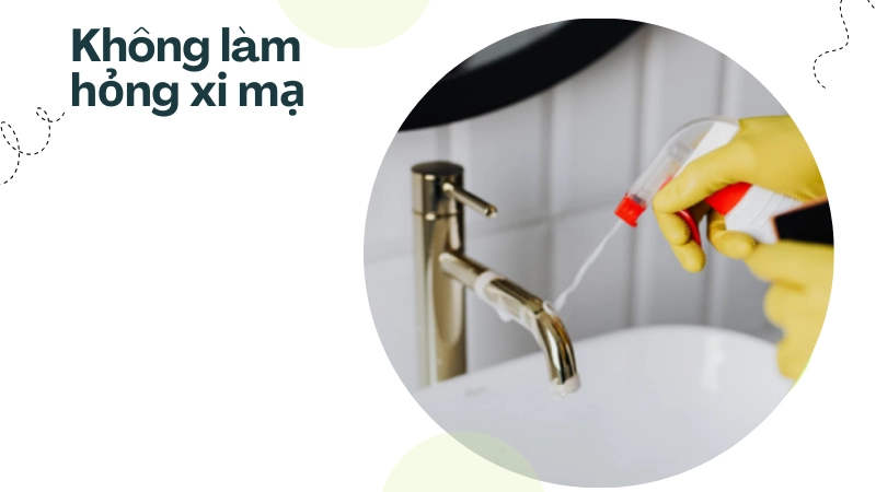 Lưu ý quan trọng tránh làm hỏng lớp xi mạ khi tẩy rửa