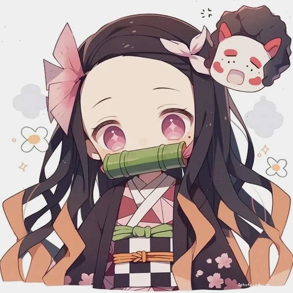Ảnh anime Nezuko chibi độc đáo