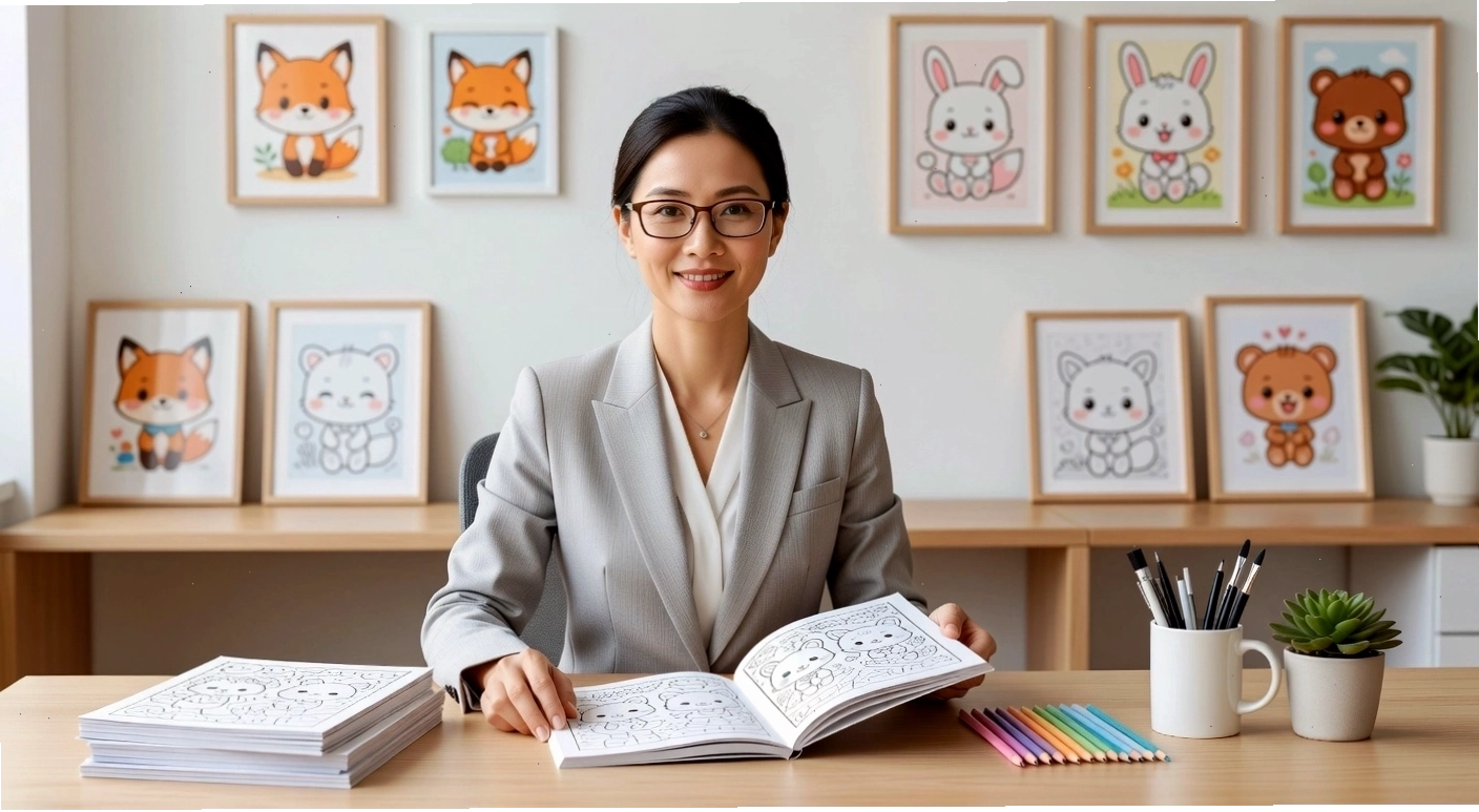 Ảnh chibi cô giáo Phương Anh