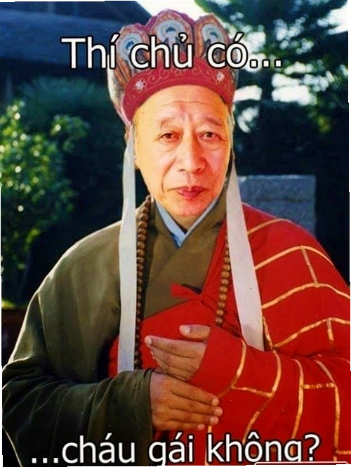 Ảnh Đường Tăng meme với phong cách retro