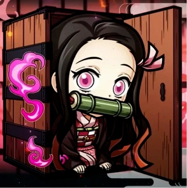 Ảnh Nezuko chibi đẹp với nét vẽ tinh xảo
