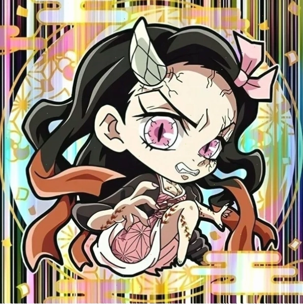 Ảnh Nezuko chibi ngầu với khí chất đặc biệt