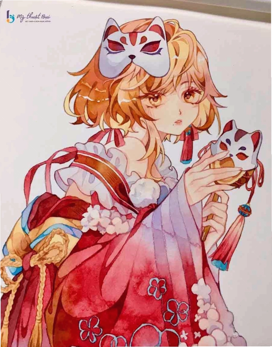 Anime boy tóc trắng với vẻ đẹp thanh khiết