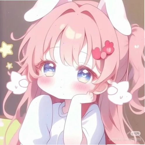 Avatar anime nữ cute với tông pastel nhẹ nhàng
