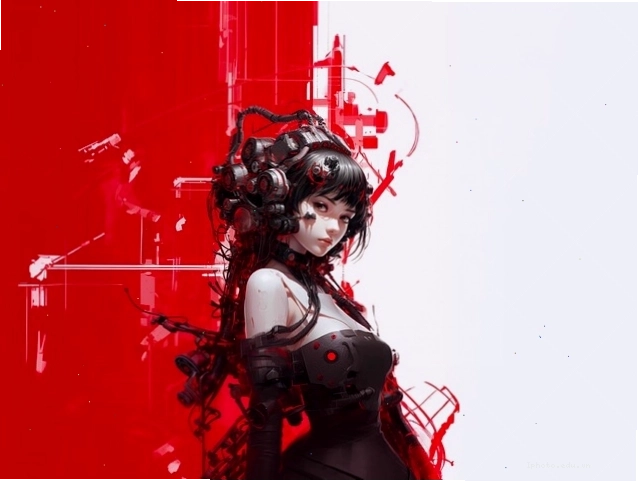 Avatar anime nữ dễ thương với đôi mắt to tròn và nụ cười rạng rỡ