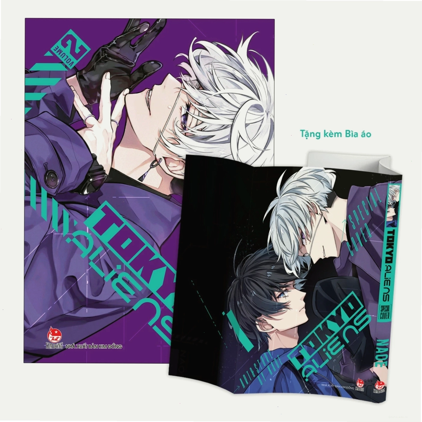 Bìa truyện Tokyo Aliens với quà tặng kèm