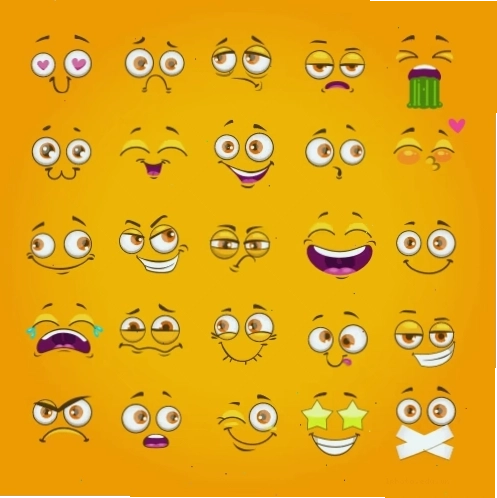 Bộ sưu tập các khuôn mặt emoji hài hước