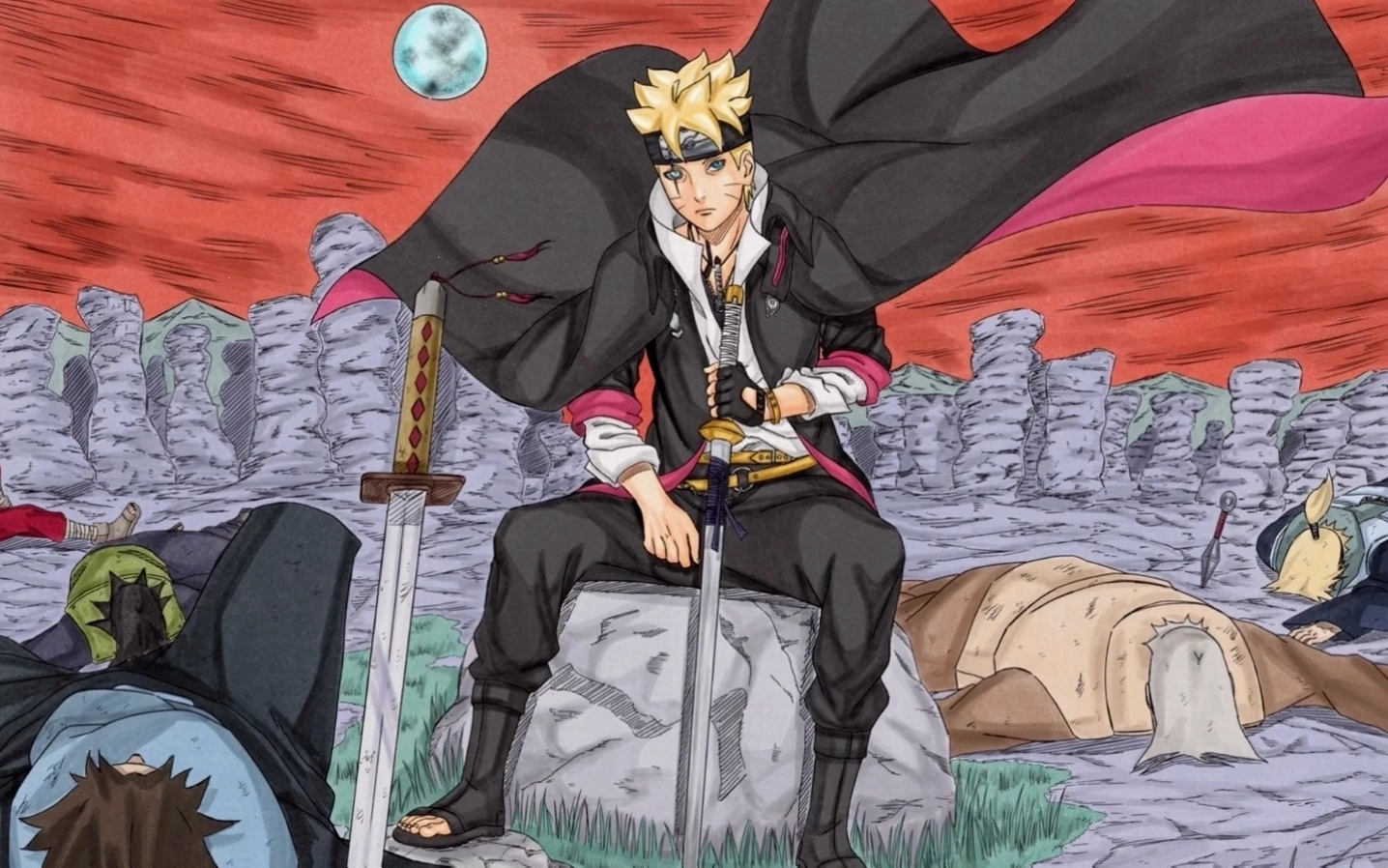 Boruto Uzumaki lạnh lùng tiêu diệt các kẻ săn đuổi