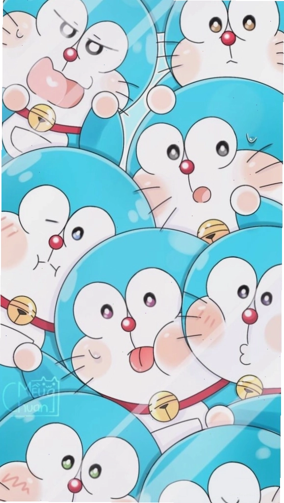 Cả đội quân Doraemon tinh nghịch tràn đầy năng lượng