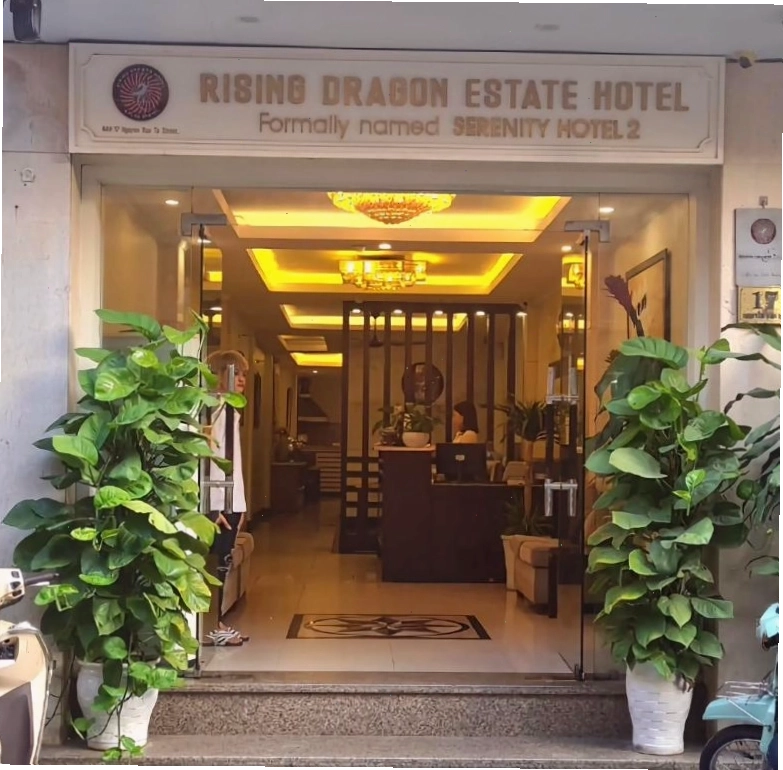 Cận cảnh một góc của khách sạn Rising Dragon Estate