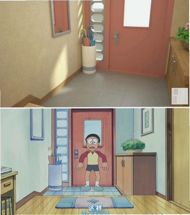 Cánh cửa thần kỳ trong nhà của Doraemon
