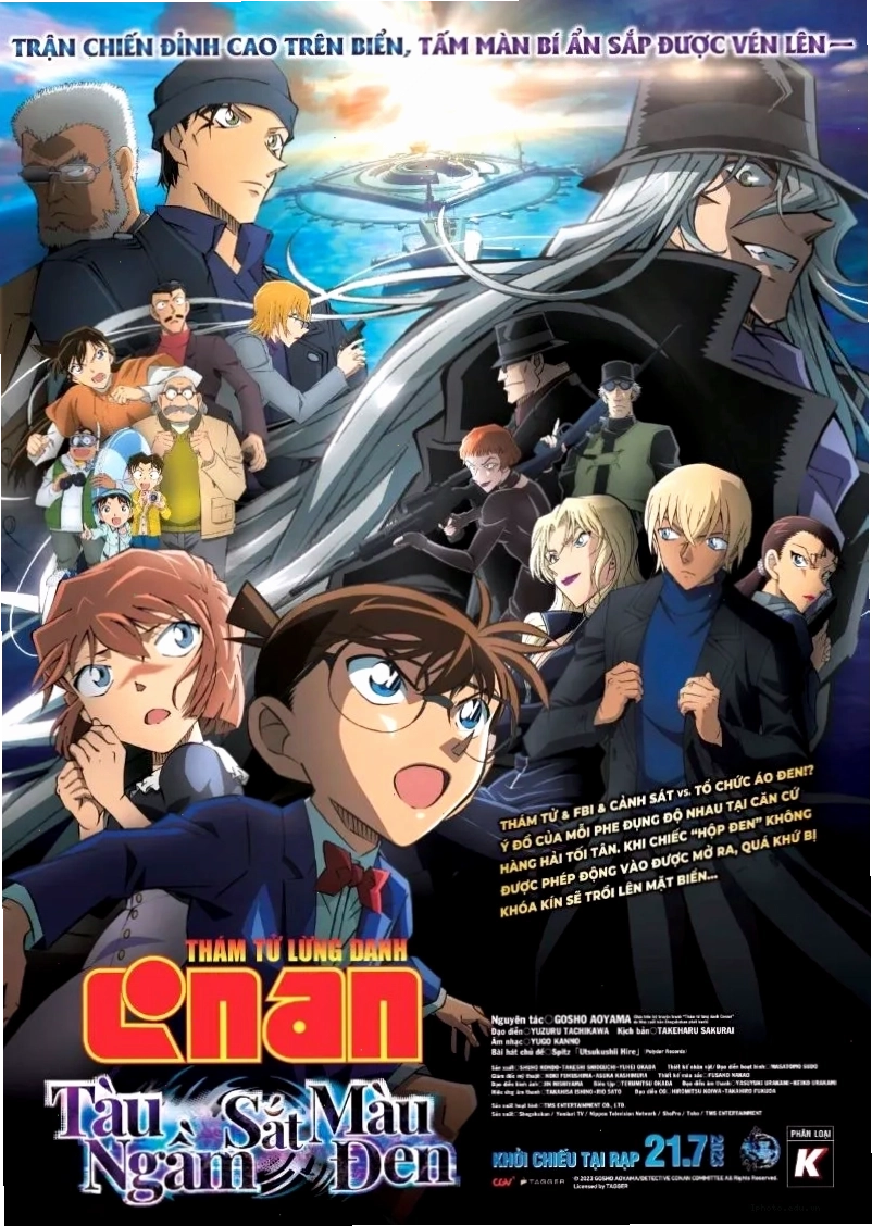Cảnh hành động trong một tập phim Conan movie