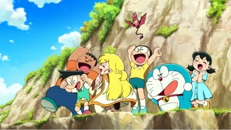 Cảnh phim Doraemon: Nobita Và Cuộc Phiêu Lưu Vào Thế Giới Trong Tranh