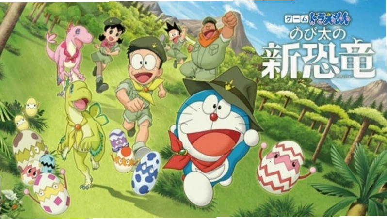 Cảnh phim Doraemon: Nobita và những bạn khủng long mới