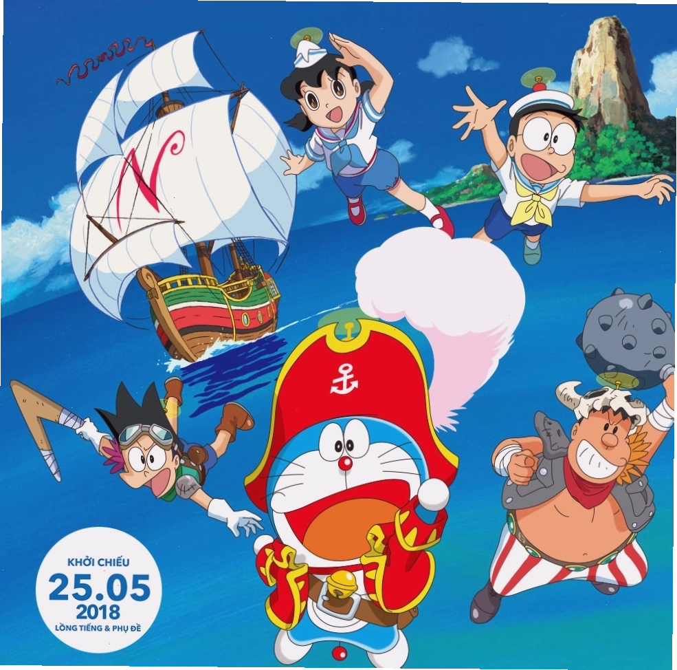 Cảnh trong phim Doraemon: Nobita và Đảo Giấu Vàng