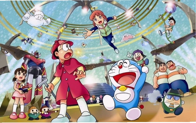 Cảnh trong phim Doraemon: Nobita và Viện Bảo Tàng Bảo Bối