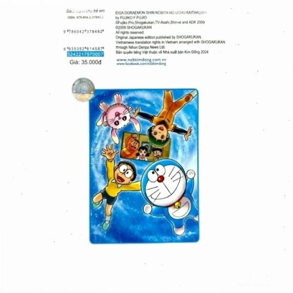 Cảnh tượng kỳ vĩ của vũ trụ trong phim Doraemon