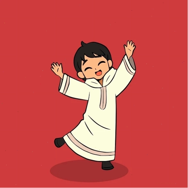 Cậu bé anime với ánh mắt ngây thơ