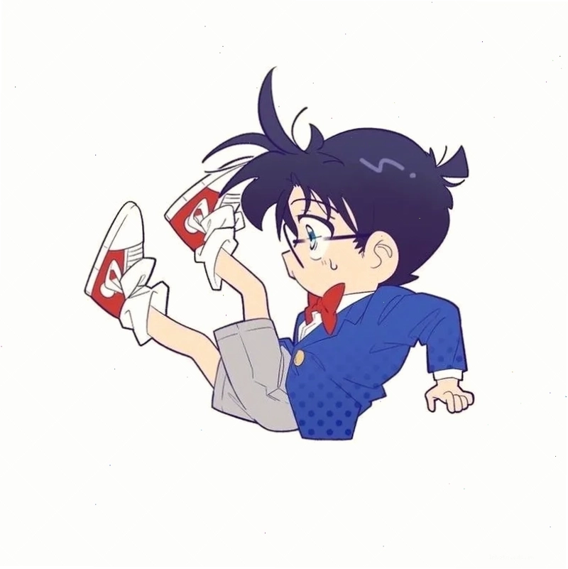 Conan chibi cute trong trang phục thám tử đầy cá tính