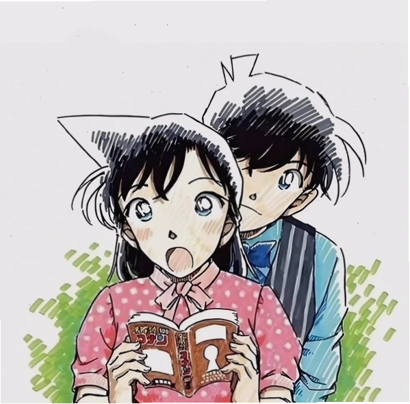 Conan Chibi với biểu cảm ngạc nhiên