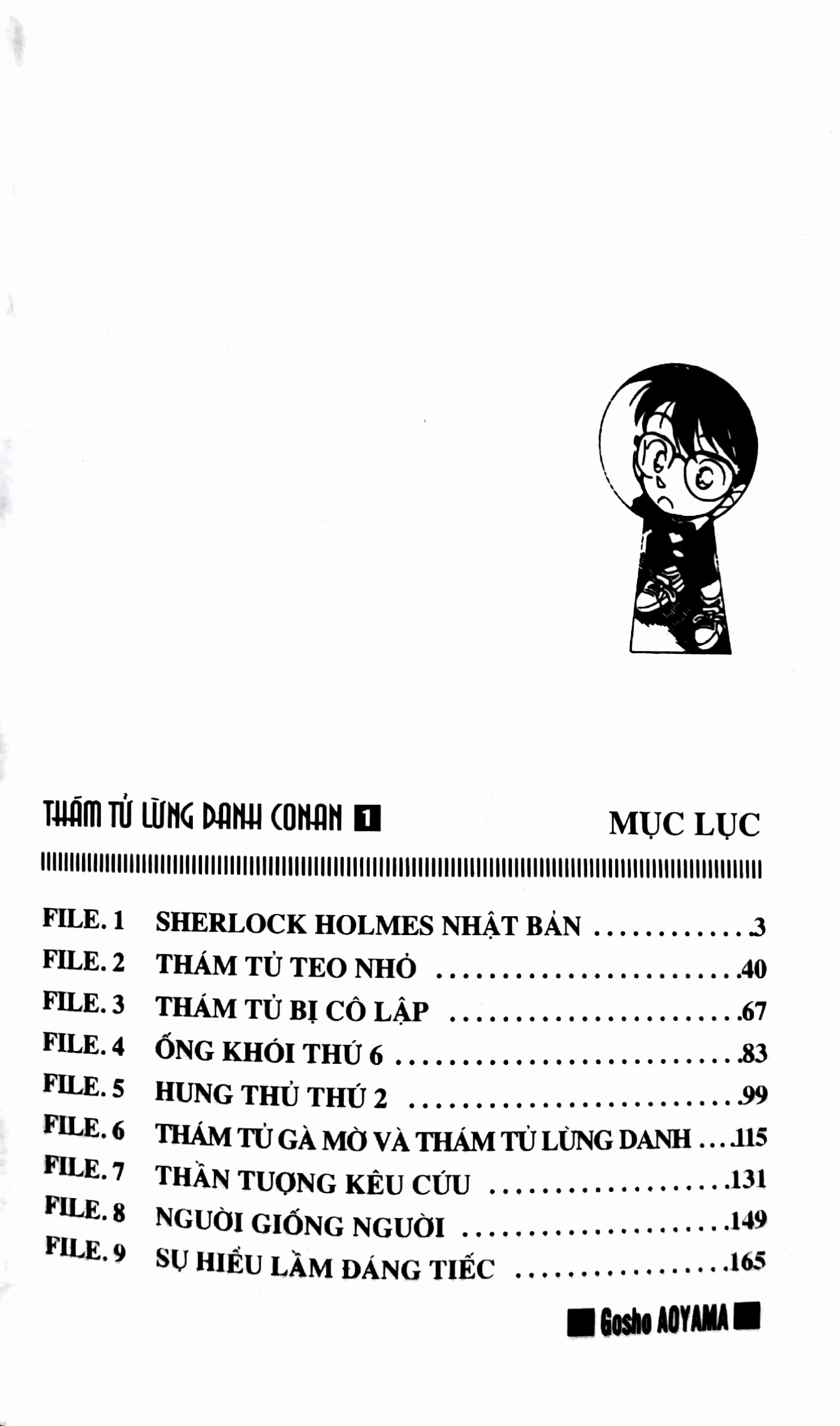 Conan đang suy nghĩ về vụ án