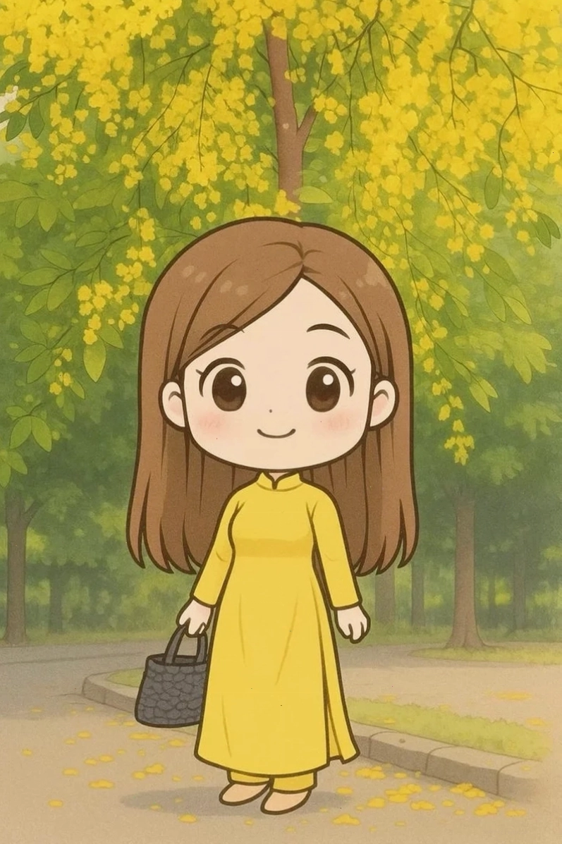 Đổi avatar cùng ảnh chibi cô giáo cực xinh