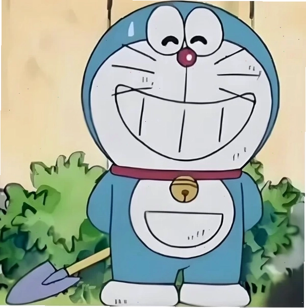 Doraemon cười mỉm đầy ẩn ý