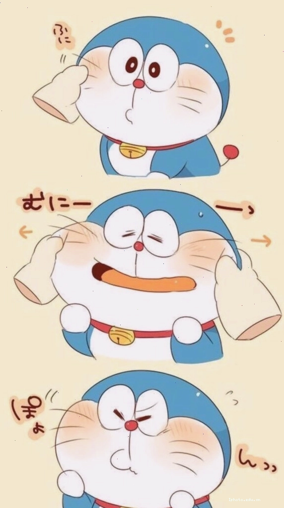 Doraemon đáng yêu với đôi má bánh bao
