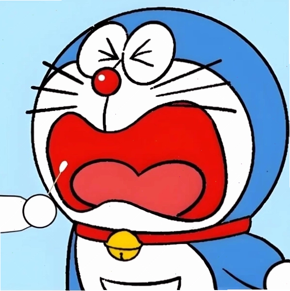 Doraemon đưa tay ra thể hiện sự giúp đỡ