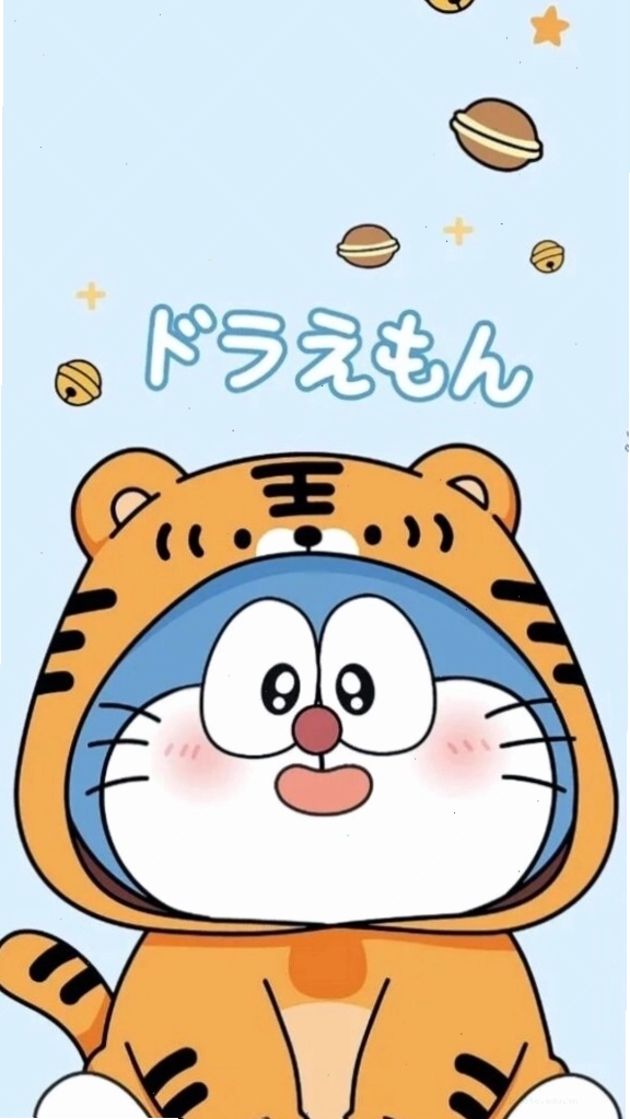 Doraemon hóa trang hổ con