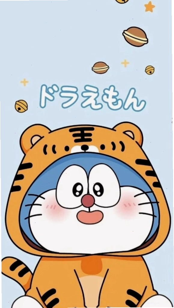 Doraemon hóa trang hổ con sẵn sàng phiêu lưu