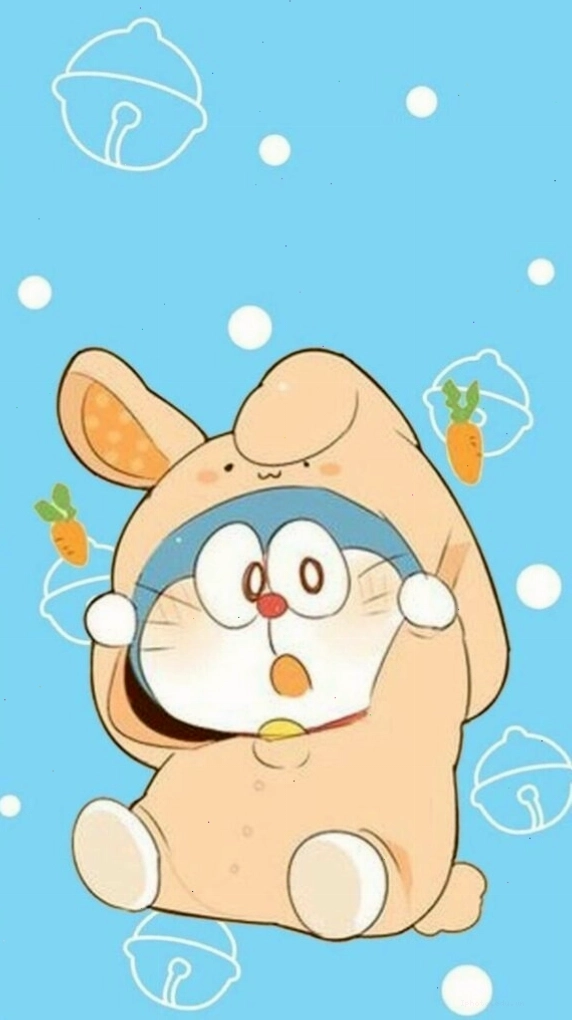 Doraemon hóa trang thỏ con