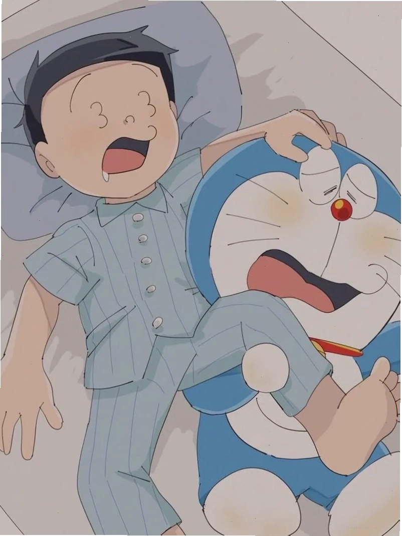 Doraemon và Nobita với tạo hình ngầu, sẵn sàng chiến đấu