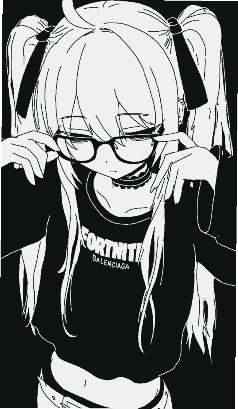 Giao diện tìm kiếm ảnh anime trắng đen