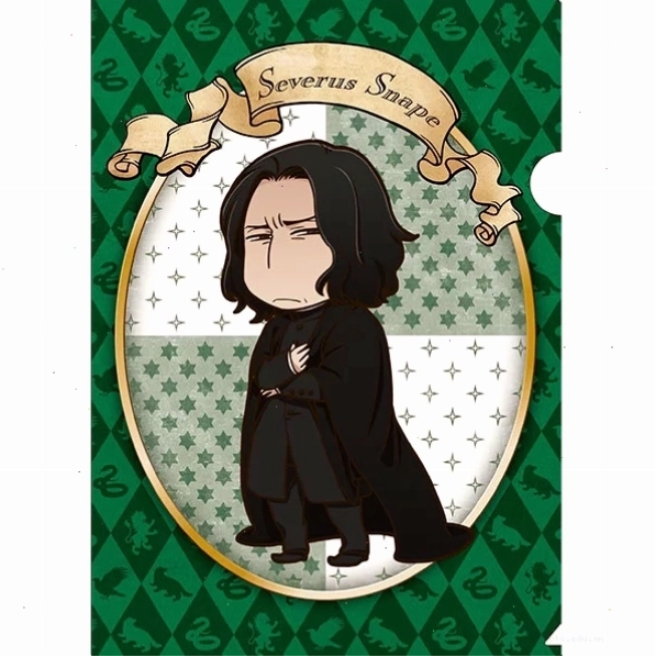 Giáo sư Severus Snape với vẻ ngoài bí ẩn qua nét vẽ anime