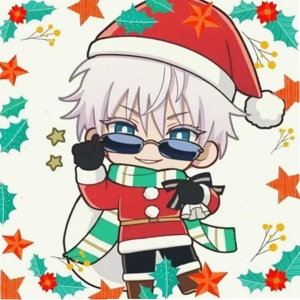 Gojo Satoru chibi cute với phong cách năng động