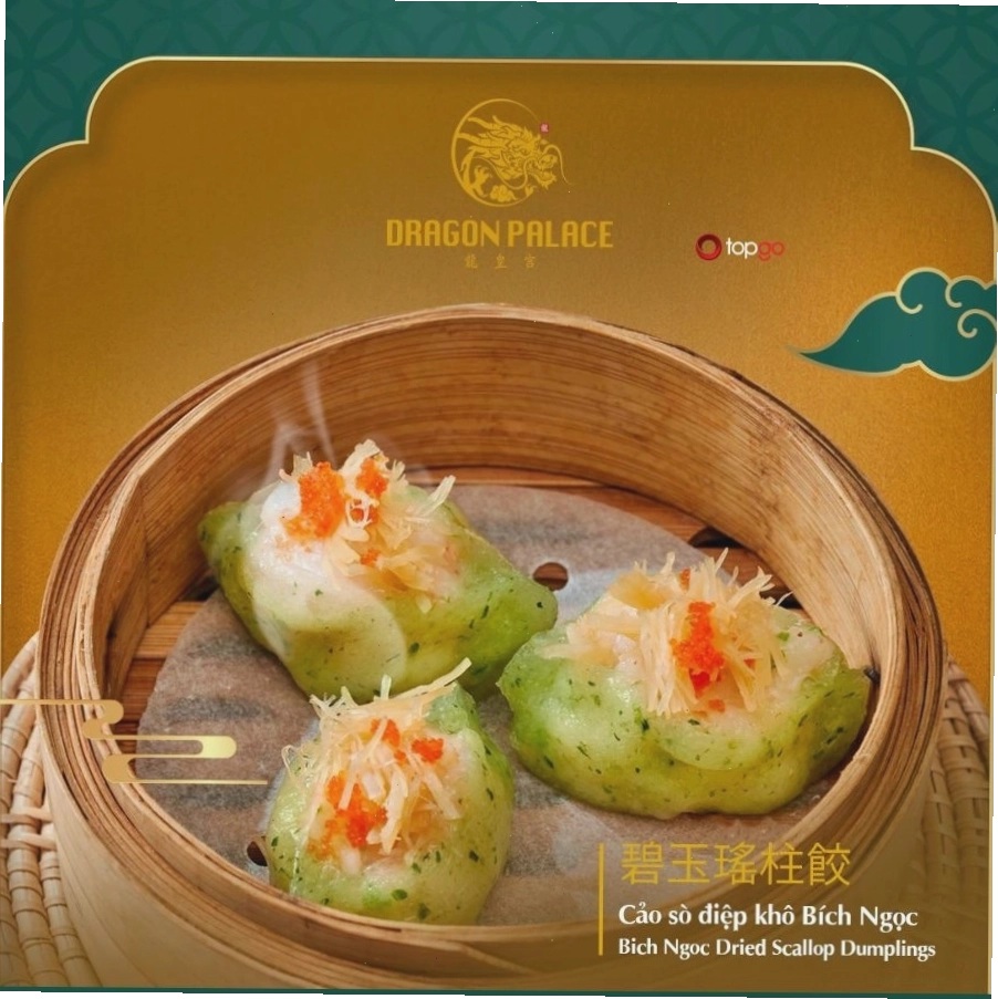 Há cảo sò điệp Bích Ngọc tại Dragon Palace