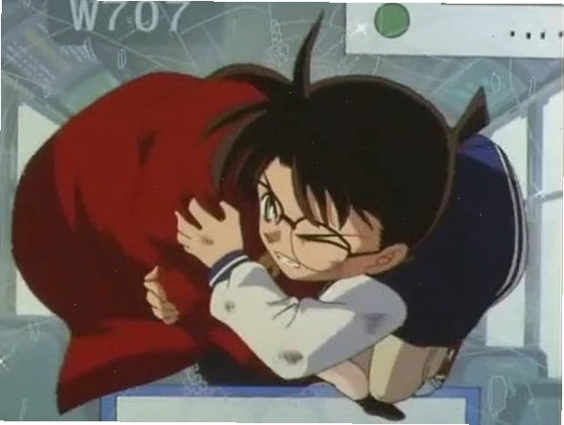 Haibara và Conan nhìn nhau, ánh mắt chứa đựng nhiều tâm sự và tình cảm sâu sắc