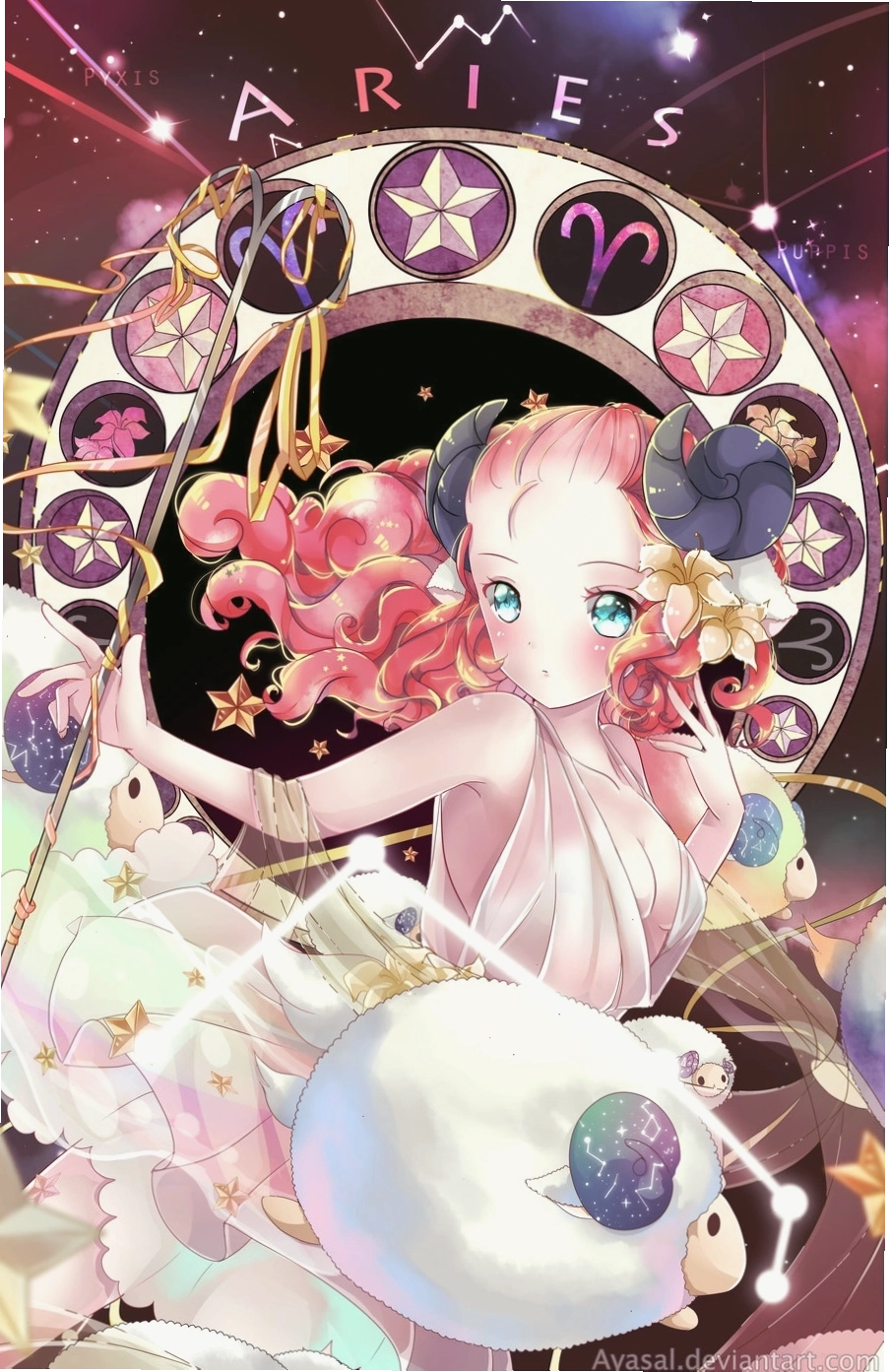 Hình ảnh anime cho cung Song Tử nữ