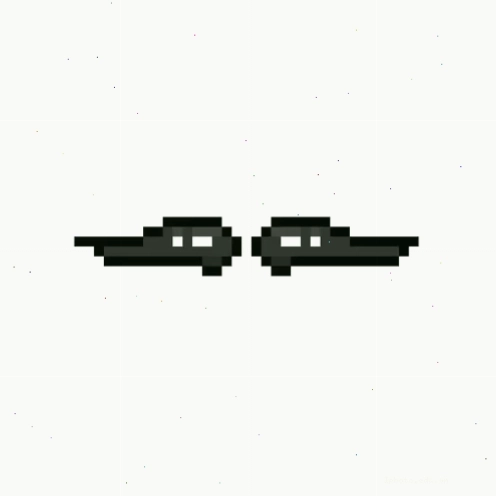 Hình ảnh bộ ria mép pixel theo phong cách retro