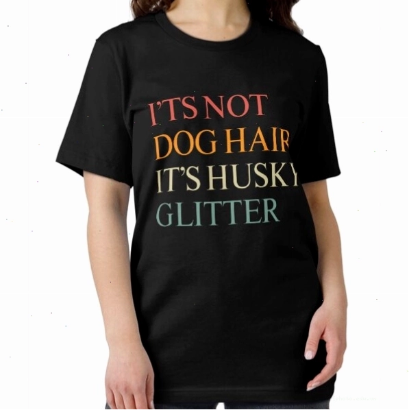 Hình ảnh chú chó Husky với dòng chữ hài hước về sự lém lỉnh