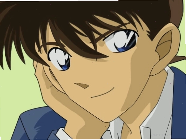 Hình ảnh Kudo Shinichi với vẻ mặt suy tư