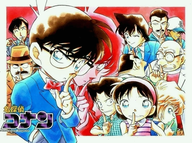 Hình ảnh mang tính biểu tượng của Shinichi Kudo và Ran Mori