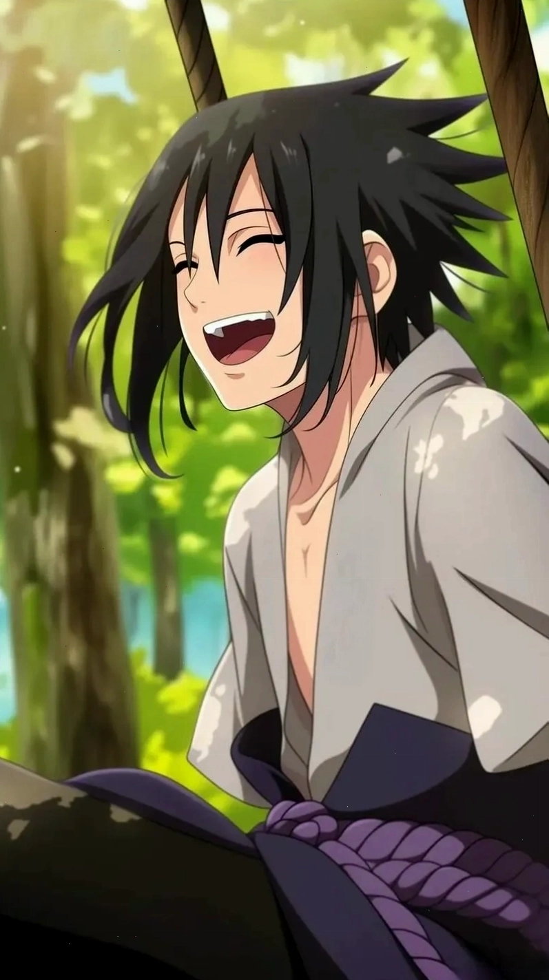 Hình ảnh mạnh mẽ của Sasuke khi lớn