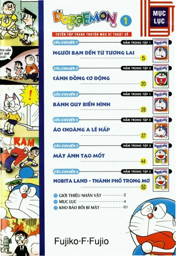 Hình ảnh Nobita và Doraemon cùng khám phá
