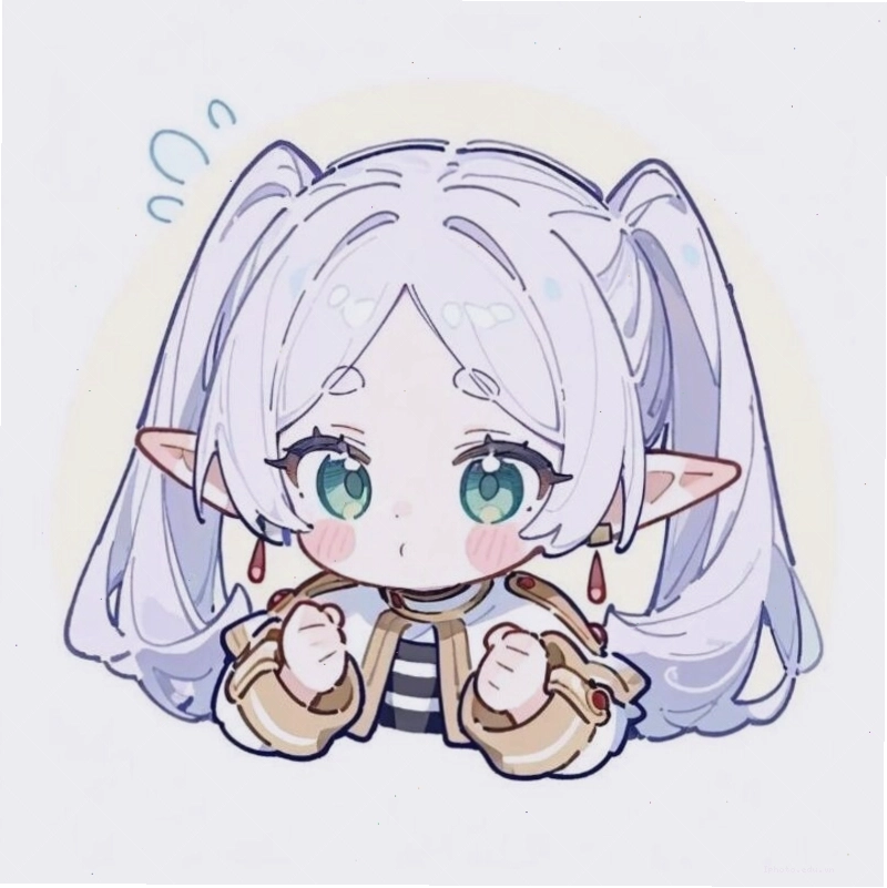 Hình anime chibi nam với biểu cảm ngầu và trang phục ấn tượng