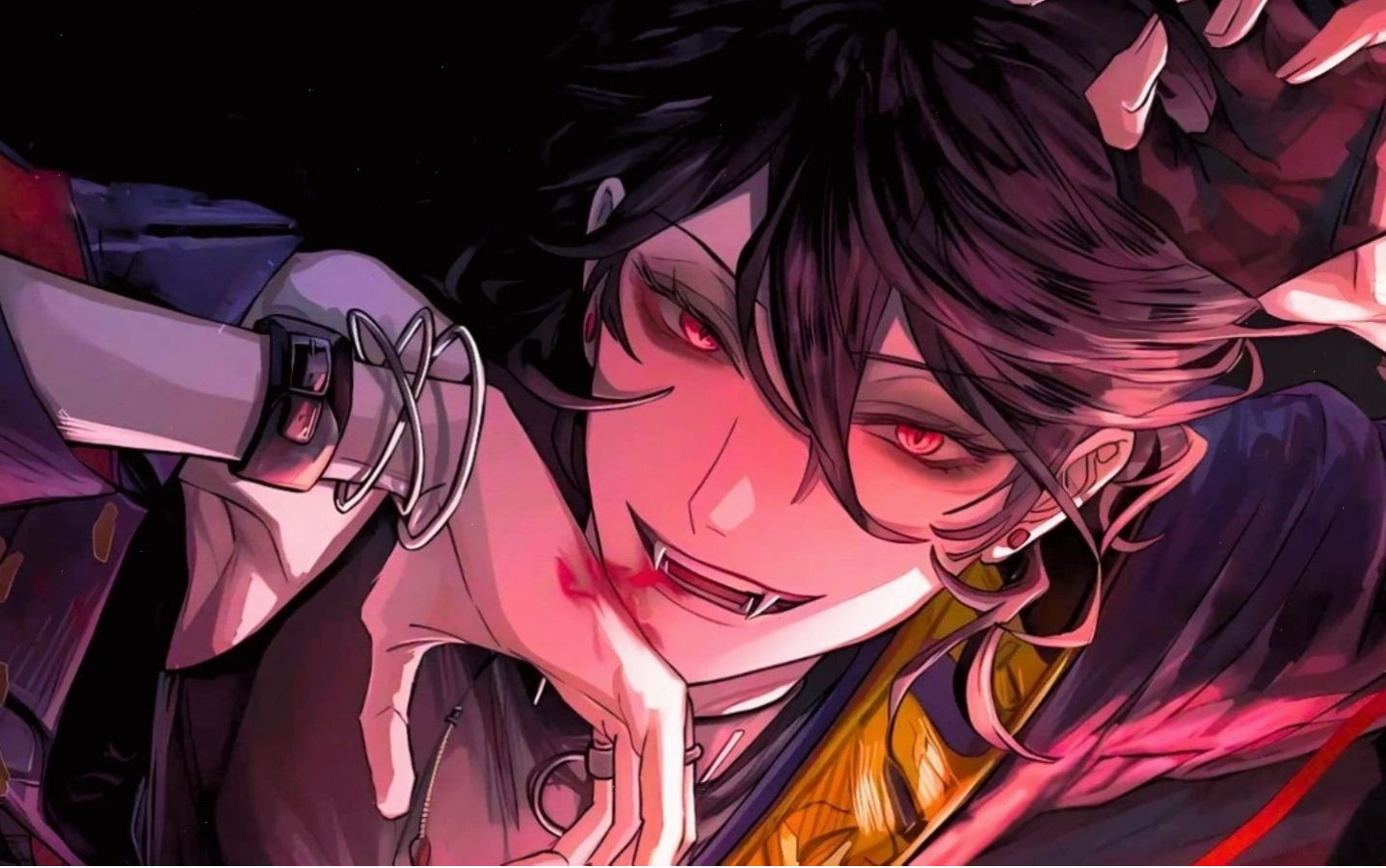 Hình nền anime với nhân vật trong vai phản diện nguy hiểm