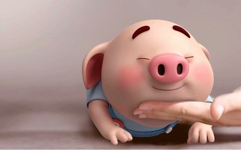 Hình nền con heo ngộ nghĩnh đang ngủ say giấc