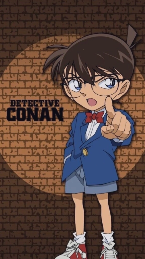 Hình nền Conan với ánh mắt sắc lạnh chuẩn thám tử nhí
